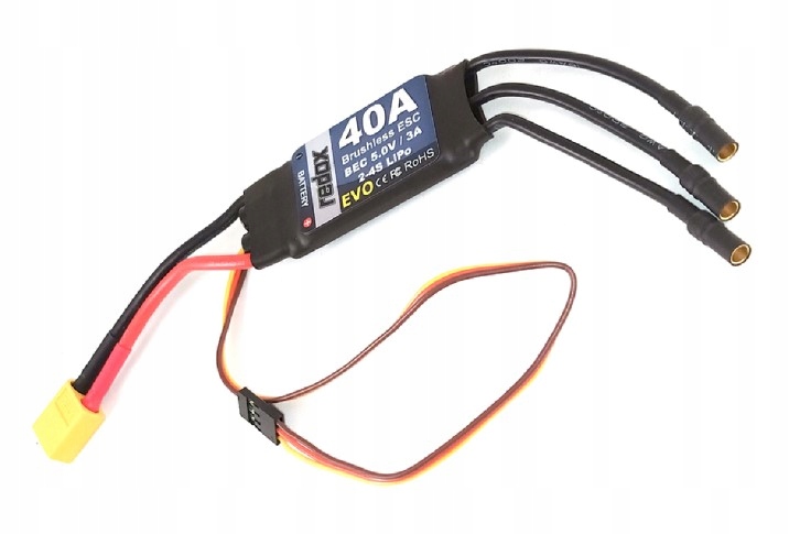 

Regulator Redox 40A Evo do silniki bezszczotkowe