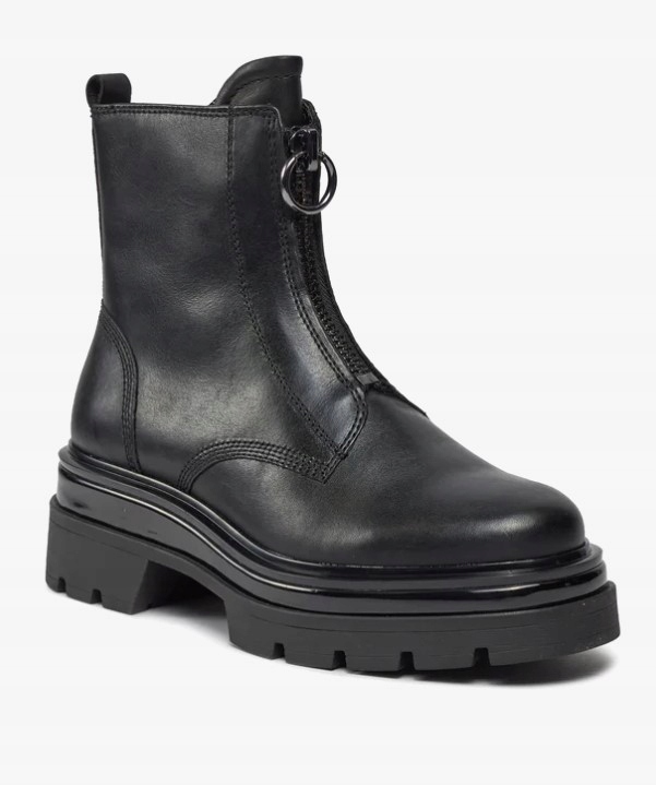 Tamaris Kotníkové Boty Nad Kotník Na Zip Černé 40 Ž4E