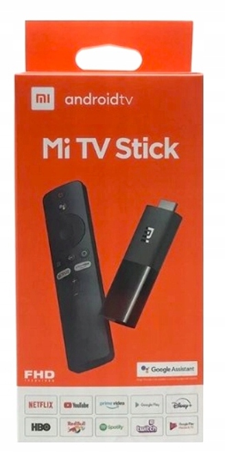 ODTWARZACZ MUTTIMEDIALNY XIAOMI MI WKŁADANY WTYCZKA PILOT NETFLIX TV STICK Formaty dźwięku MP3 WMA