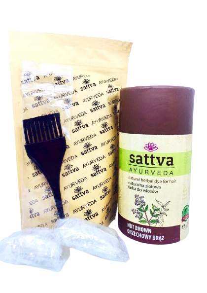 

Sattva Henna Orzechowy Brąz 150 g