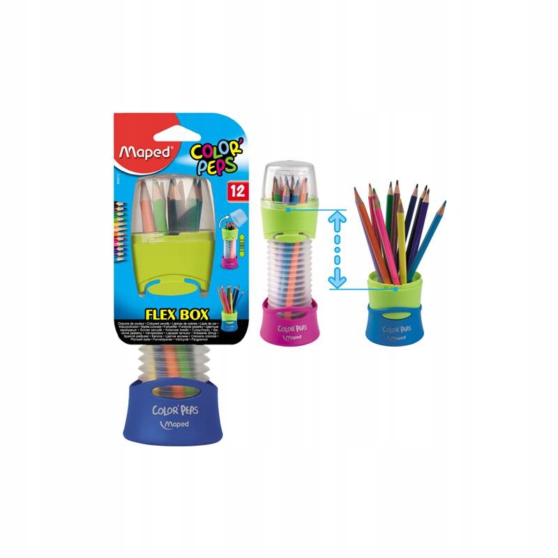 Kredki Ołówkowe 12 Kol Flex Box Colorpeps Maped