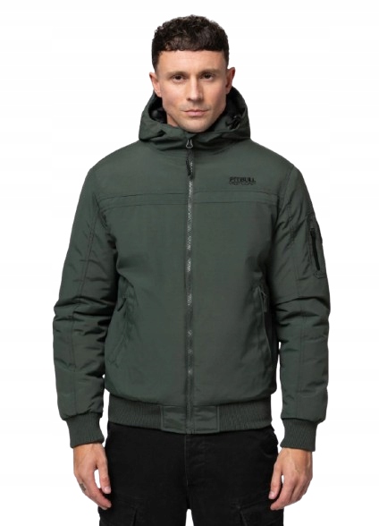 Pit Bull Zimní Bunda Balboa II Dark Green L