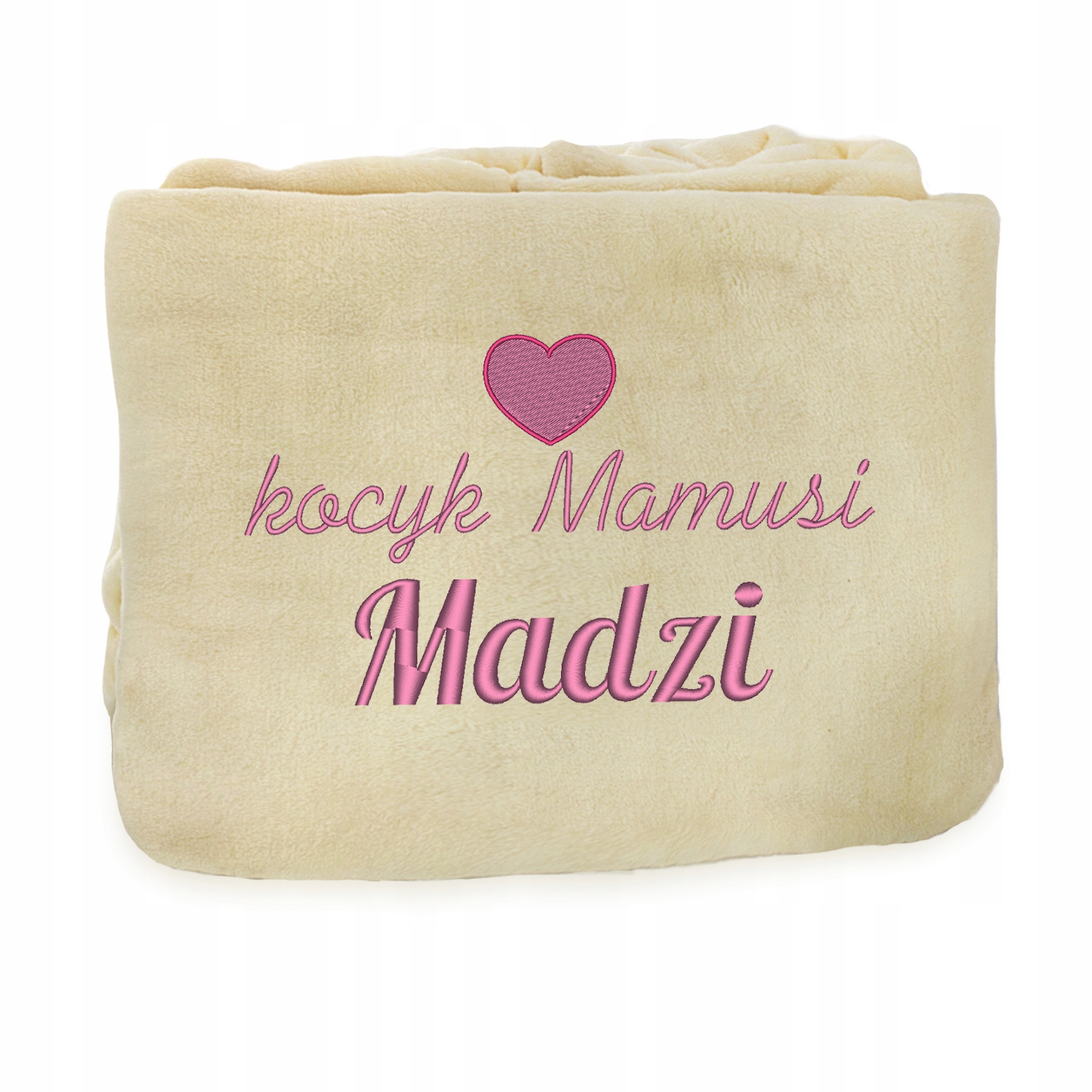 

Duży Ciepły Koc 220 x 200 Haft Imię Mamy