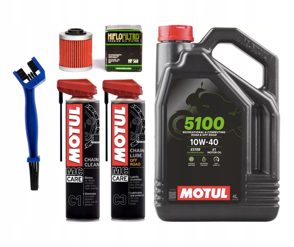 Revízny olejový set Can-Am DS450 Motul HifloFiltro