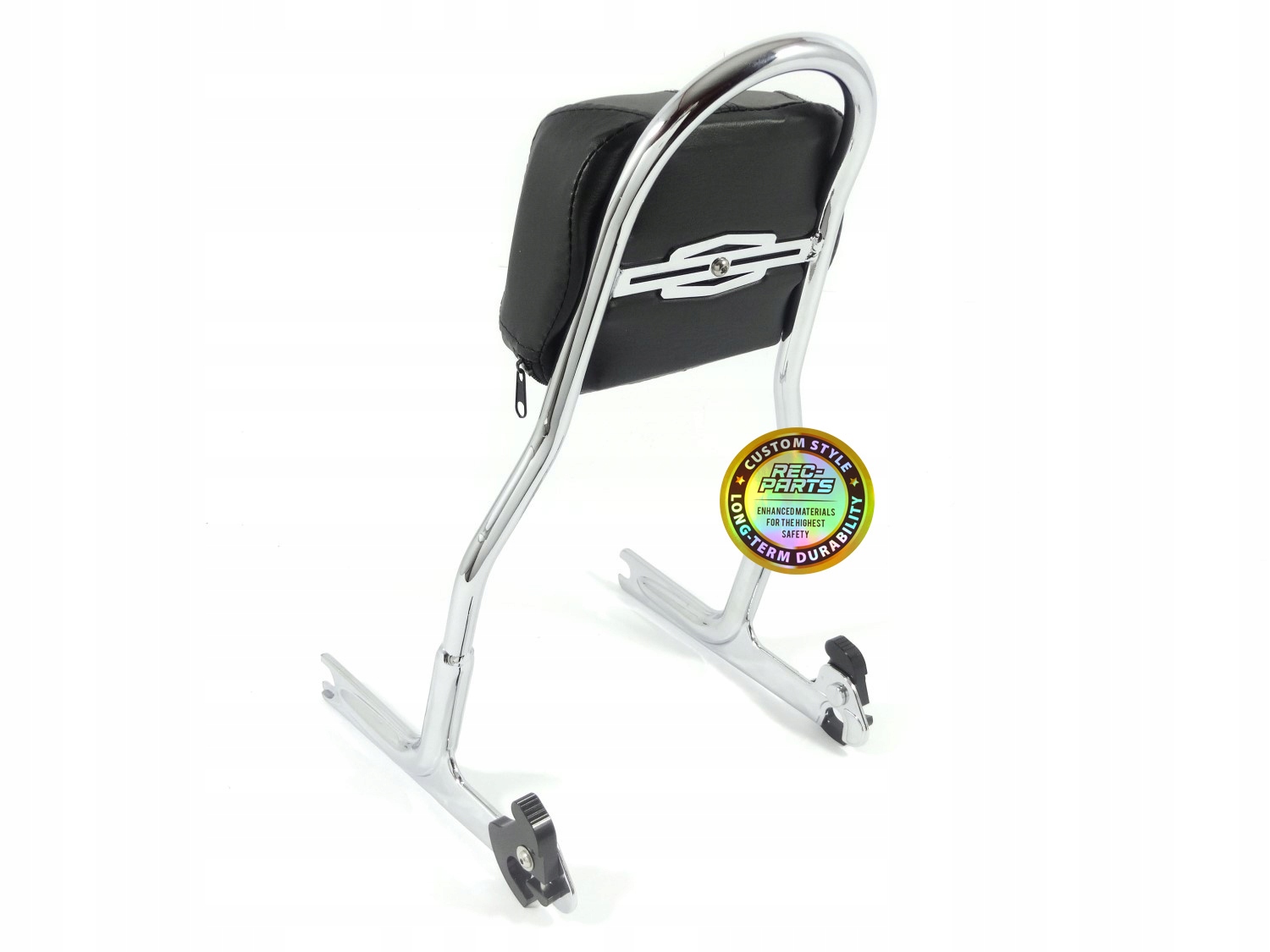 Podpera pre spolujazdca Sissy Bar Rýchla montáž Chróm Harley Softail 05-17