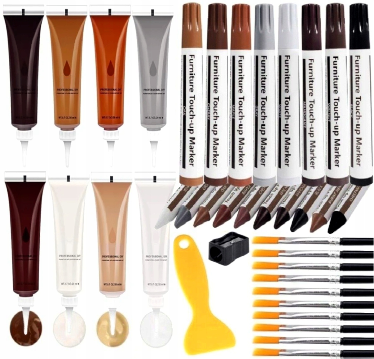 МЕГА БОЛЬШОЙ НАБОР ДЛЯ РЕМОНТА МЕБЕЛЬНЫХ ПАНЕЛЕЙ, РЕМОНТ ДЕРЕВЯННЫХ ДВЕРЕЙ И ОКОН