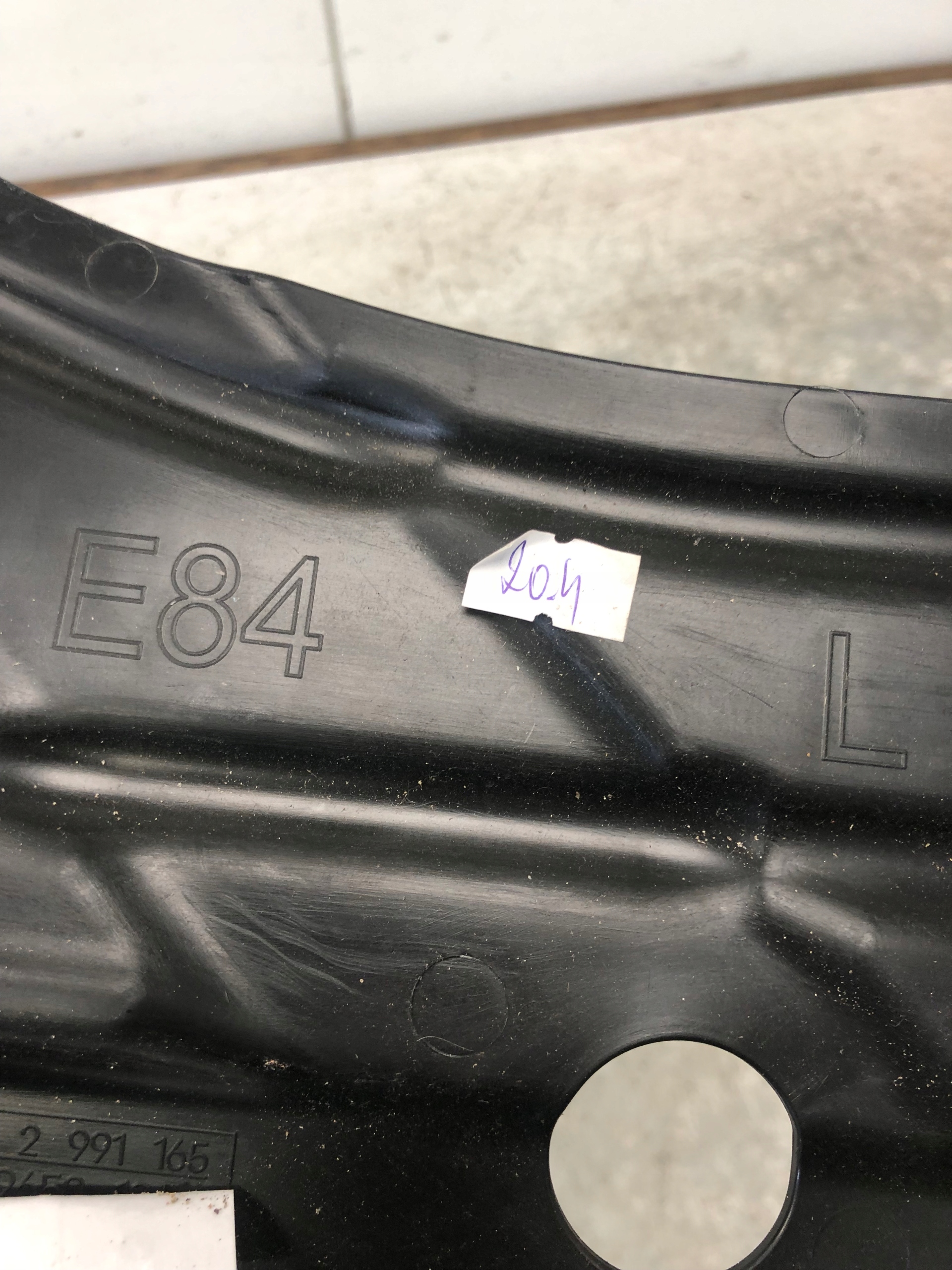 cover chassis left BMW X1 E84 2991165