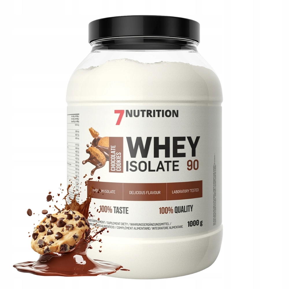 7NUTRITION Whey Isolate 90 1000 g Svalová Hmota Síla Energie Regenerace
