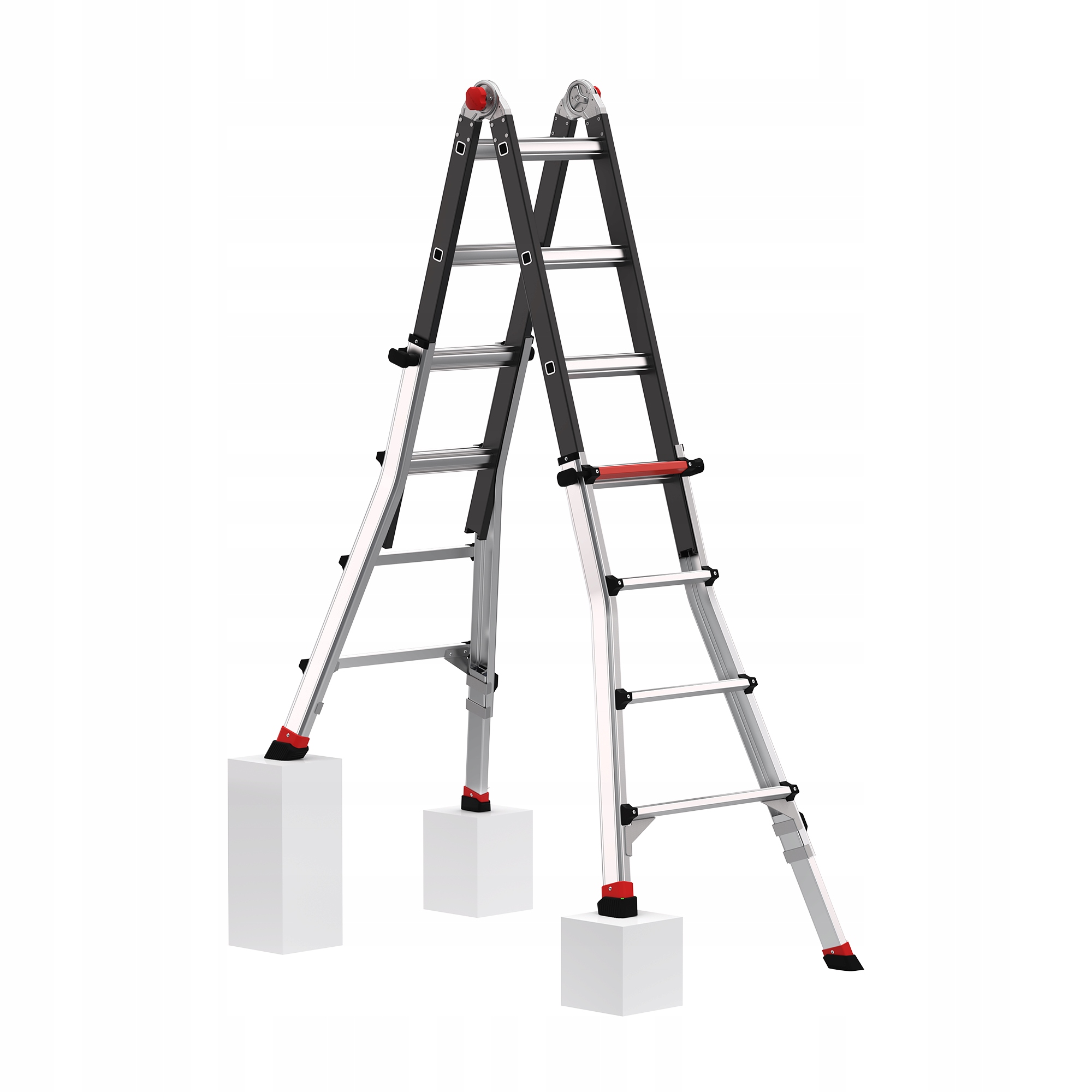 Drabina przegubowa 4x4 stopni aluminiowa Tele Pro+ Flex Altrex 503744