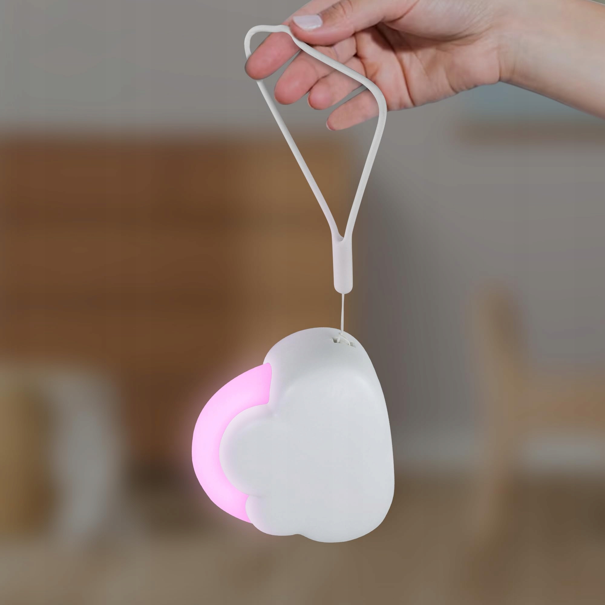ANNMORE Lampka Nocna Chmurka LED Dla Dzieci Zmiana Kolorów Timer Przenośna — miniatura 6