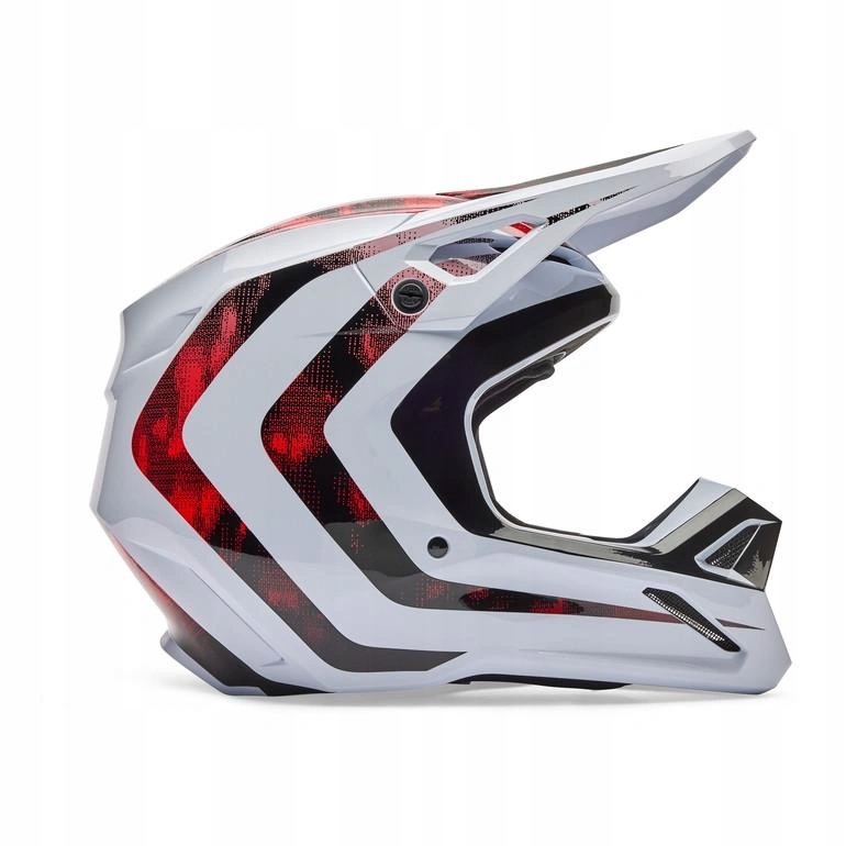 Motocyklová prilba Fox V1 Kairos White/fluo Red biela červená fluo Darčeky