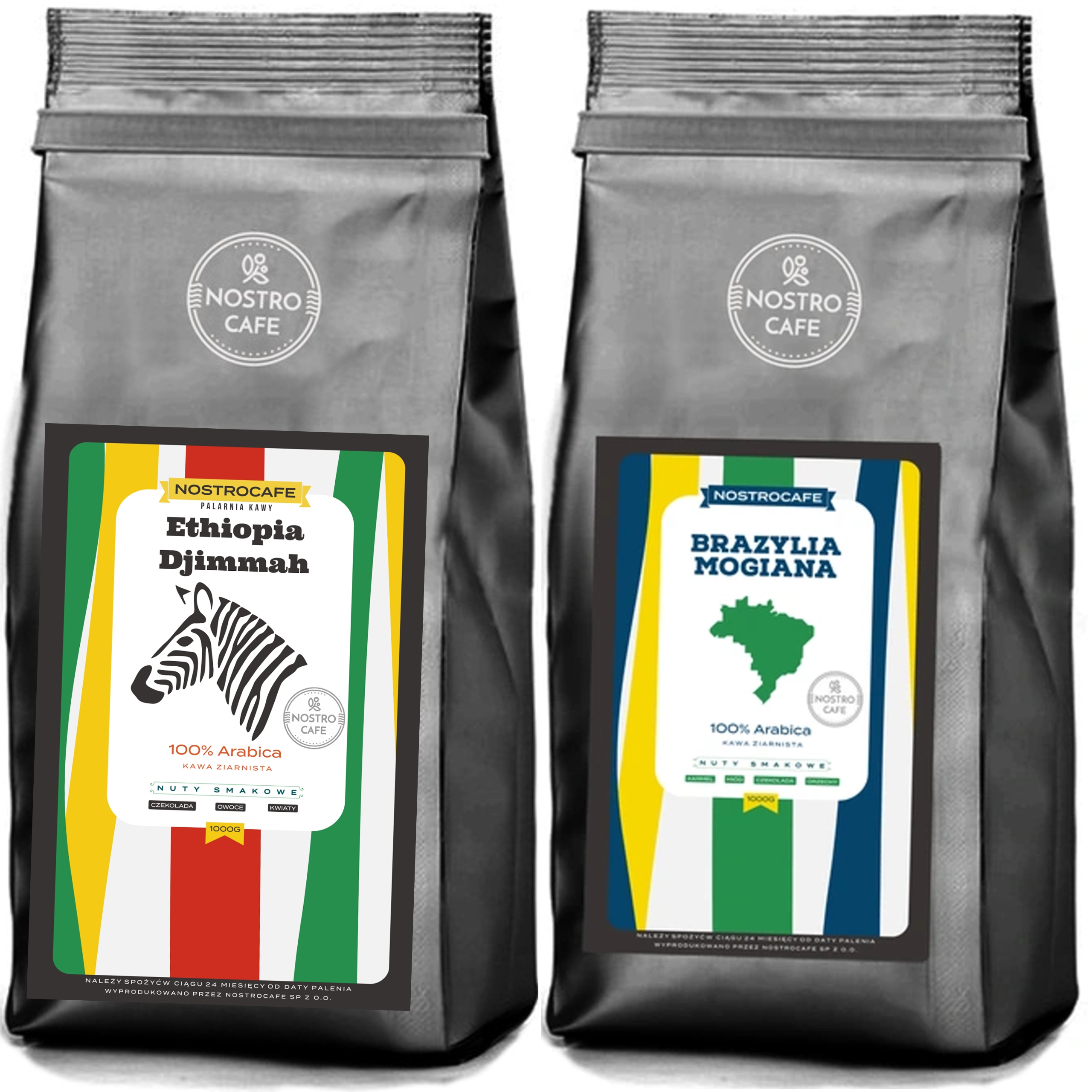 Levně Káva Zrnková 2KG Brazílie Mogiana Etiopie