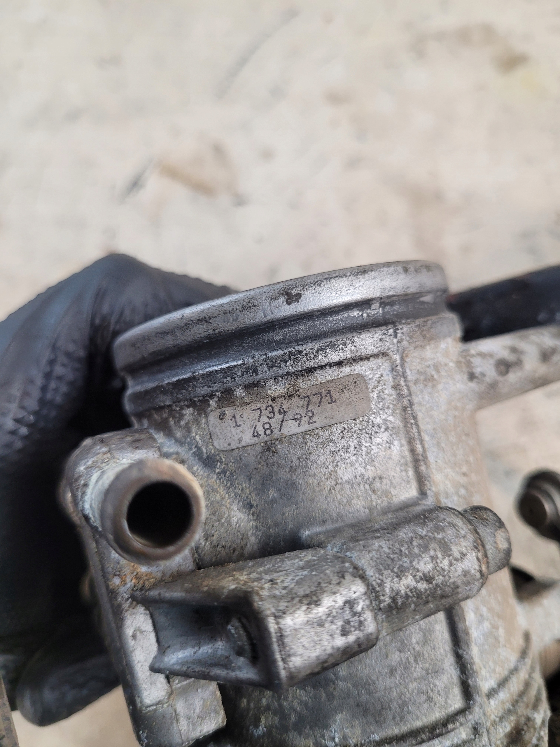 throttle flap OE 1734771 BMW E36 1.6B
