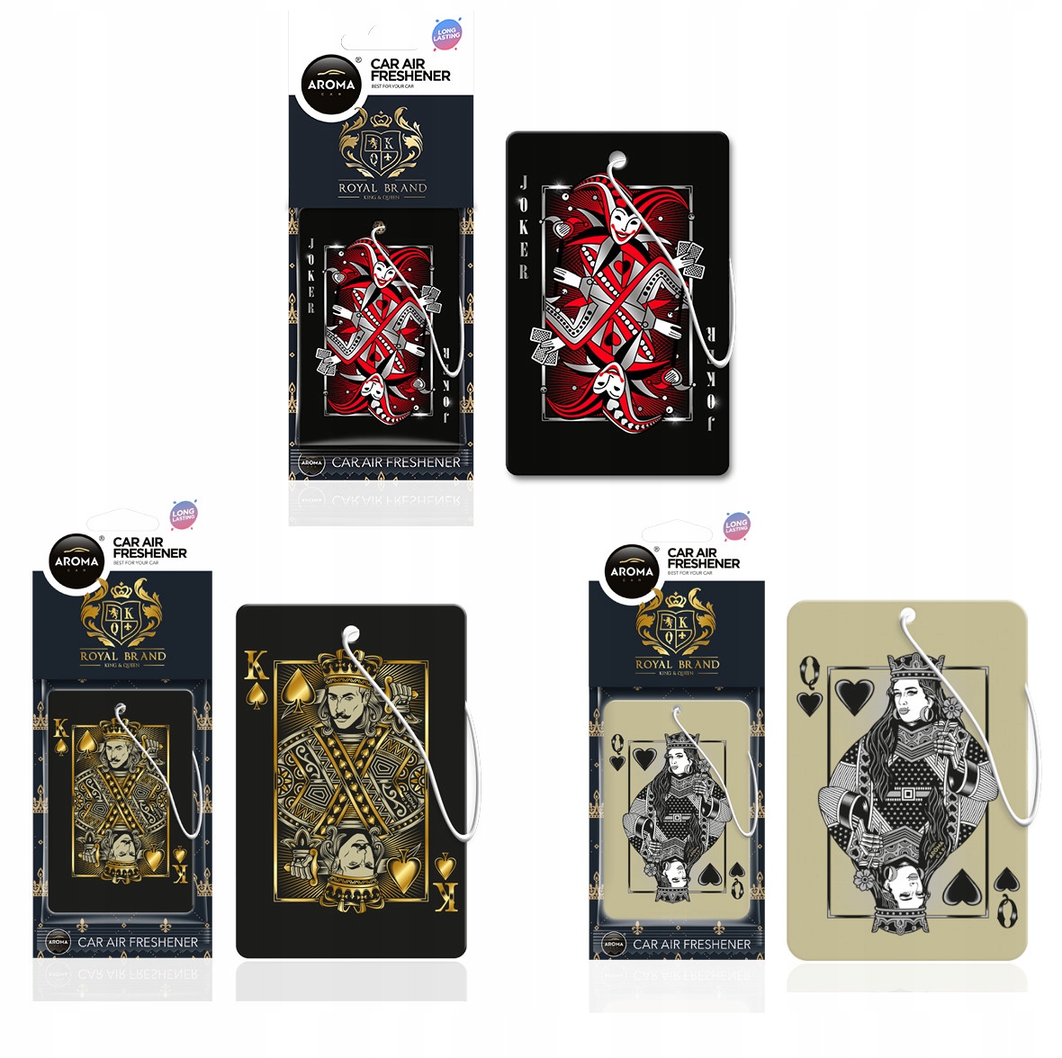 

Zapach samochodowy Aroma Royal Brand 3x choinka