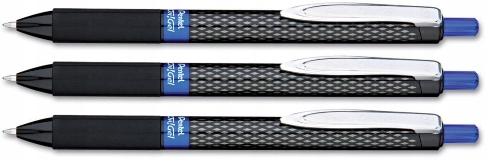 

Długopis żelowy Pentel Czarny 0,7 mm Oh! Gel x 3