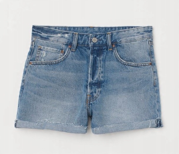 

Spodenki Szorty dżinsowe Mom Fit H&m r.36