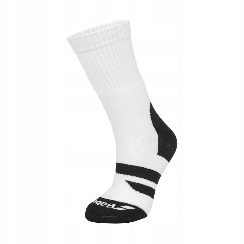 Skarpety Sportowe Tenis Babolat Team Big Logo Socks Men Wh/bk 1 Para 39-42