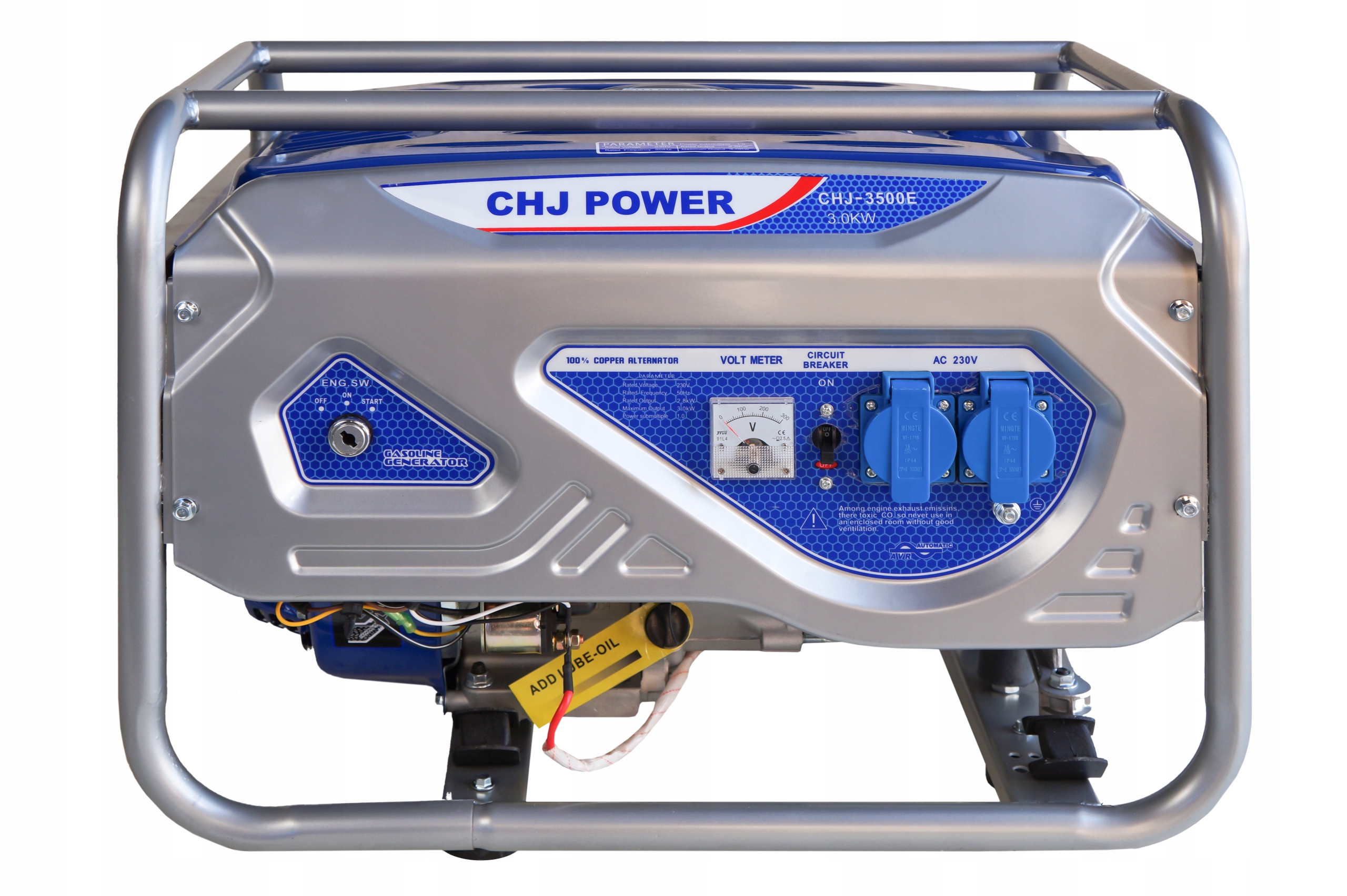 Generator Agregat Prądotwórczy 3.0 Kw 230V Elektryczny Start Benzynowy Chj