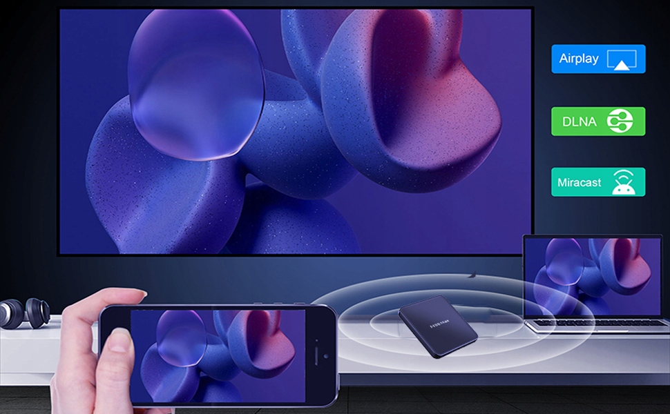 SMART BOX TV 4K ANDROID 12 WIFI BT ADAPTER TV 128G Formaty obrazu DivX VCD SVCD