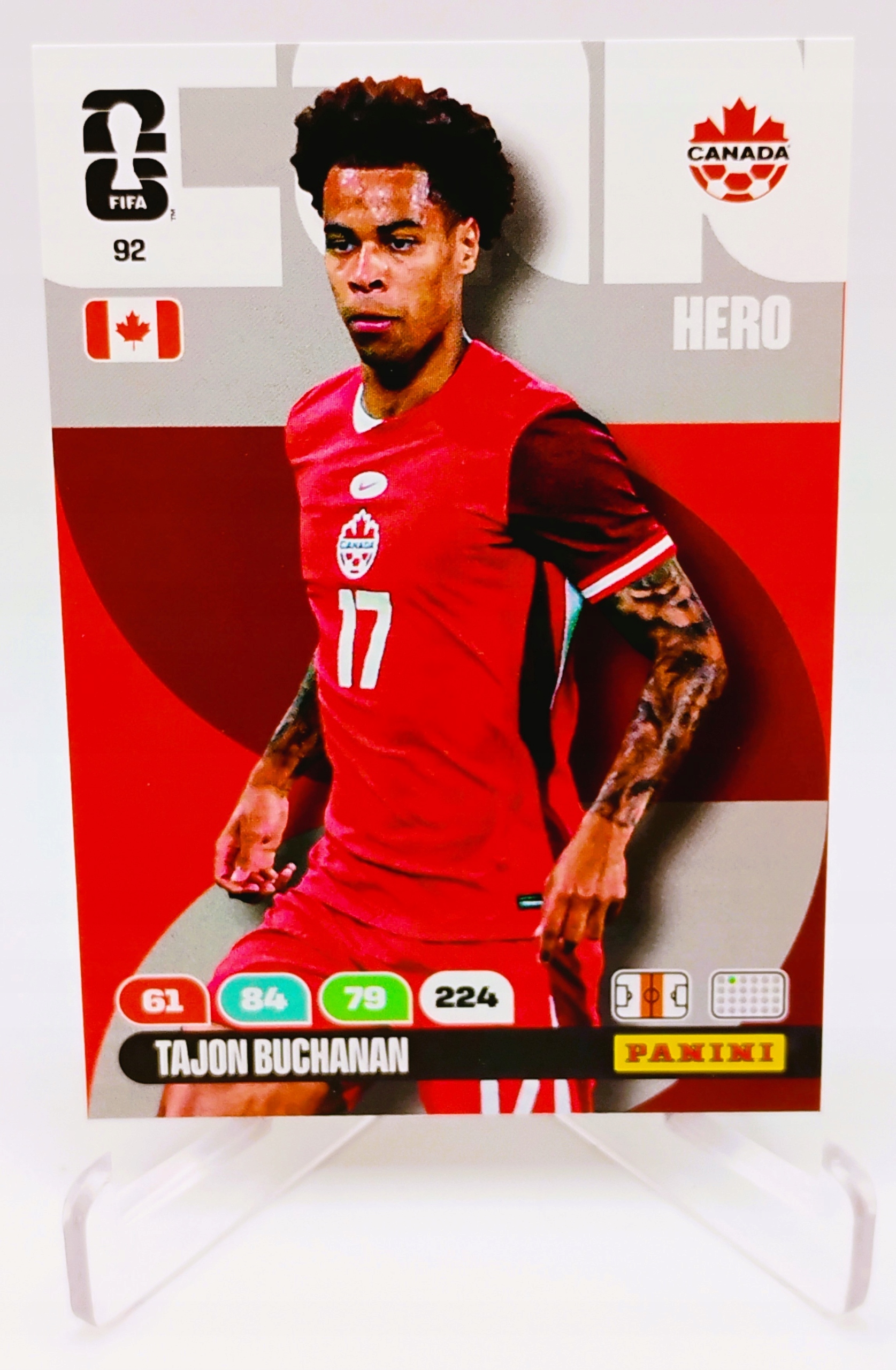 Panini World Cup 2026 Core Hero 92 Tajon Buchanan Kanada