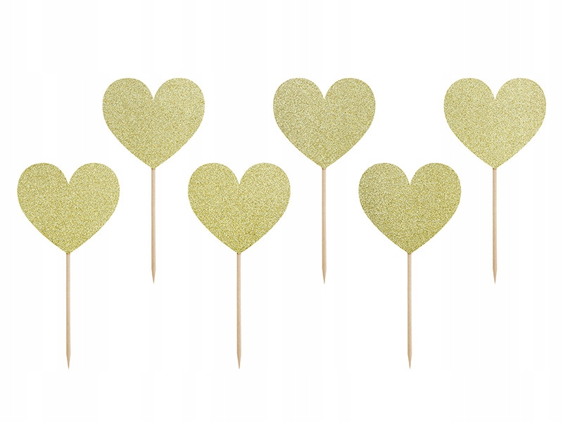 

Toppery do muffinek Sweet Love serca, 6 szt.