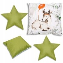 ZESTAW PODUSZEK OZDOBNYCH Z SARENKĄ