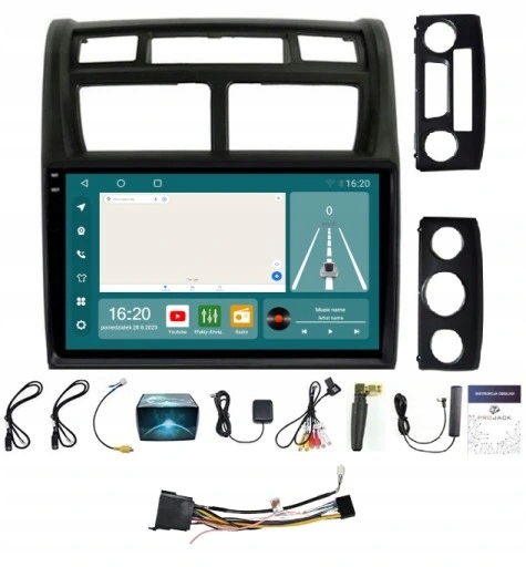 Rádio Navigace Kia Sportage 2008-2010 Carplay Android Auto 8GB 256GB Sim