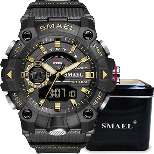 

Zegarek Męski Smael Sportowy Wodoodporny Pudełko