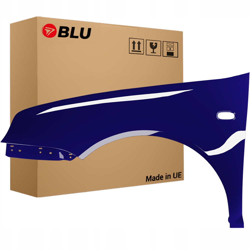 Blu Blatník Vw Golf IV 4 LA5G levý tmavě modrý 97-06 přední pozink