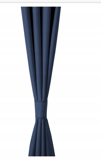 Zatemňovací clona Amazon – tmavě modrá, 245 x 140 cm