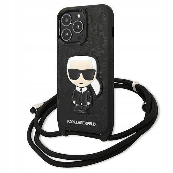 Pouzdro pro iPhone 13 Pro Karl Lagerfeld, černé