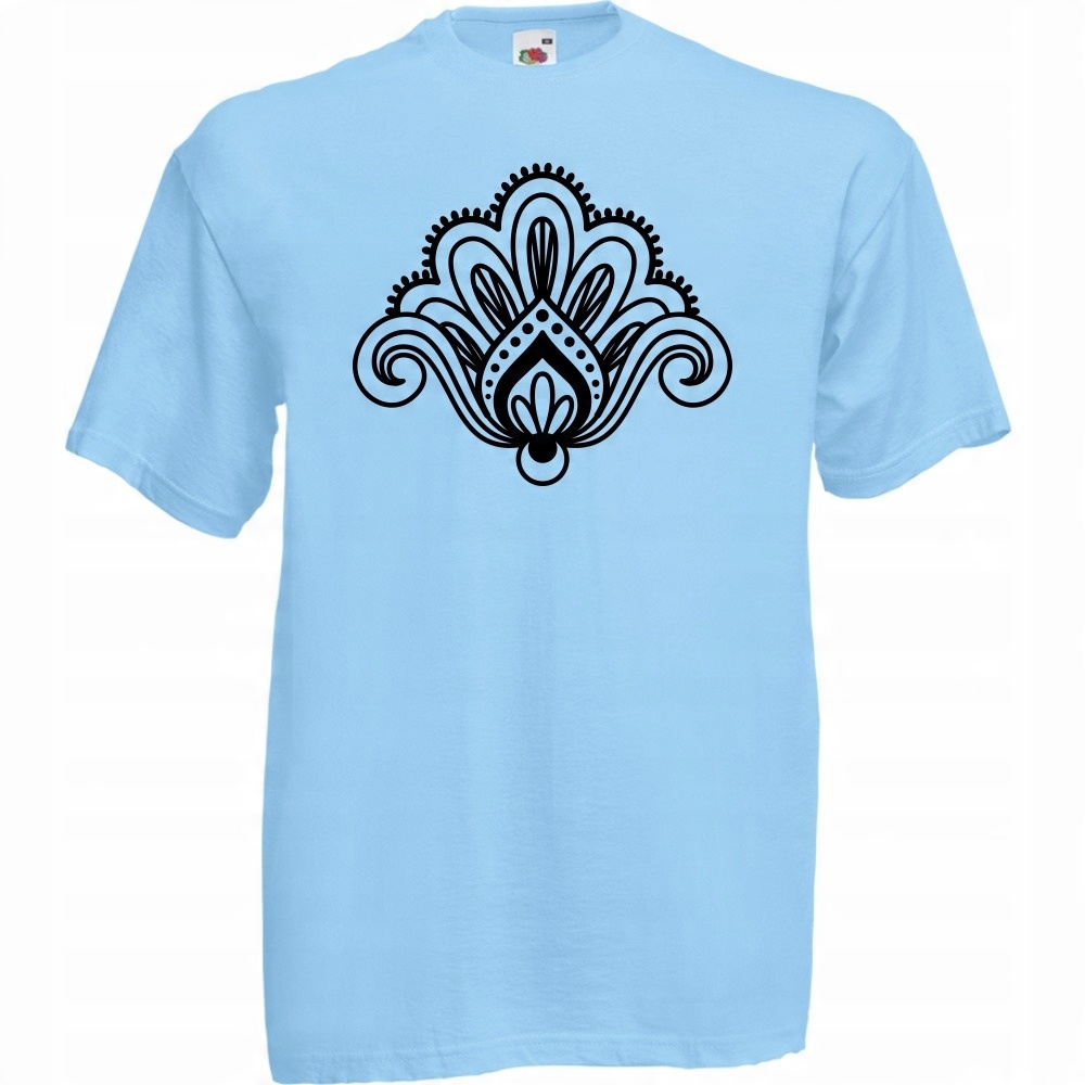 

Koszulka mandala symbol L błękitna
