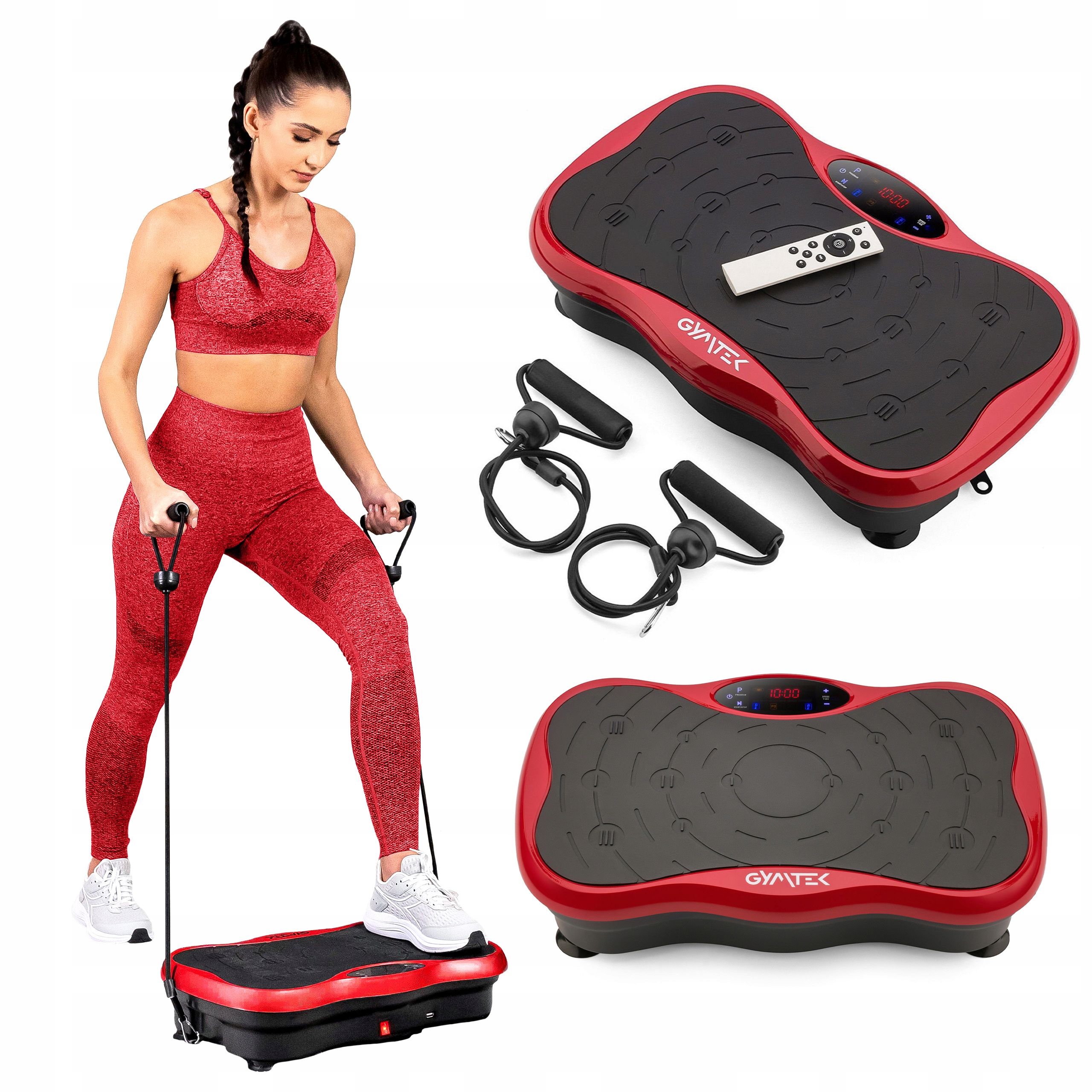 Platforma Wibracyjna Wibrująca Treningowa Masażer Z Pilotem XP500 Gymtek