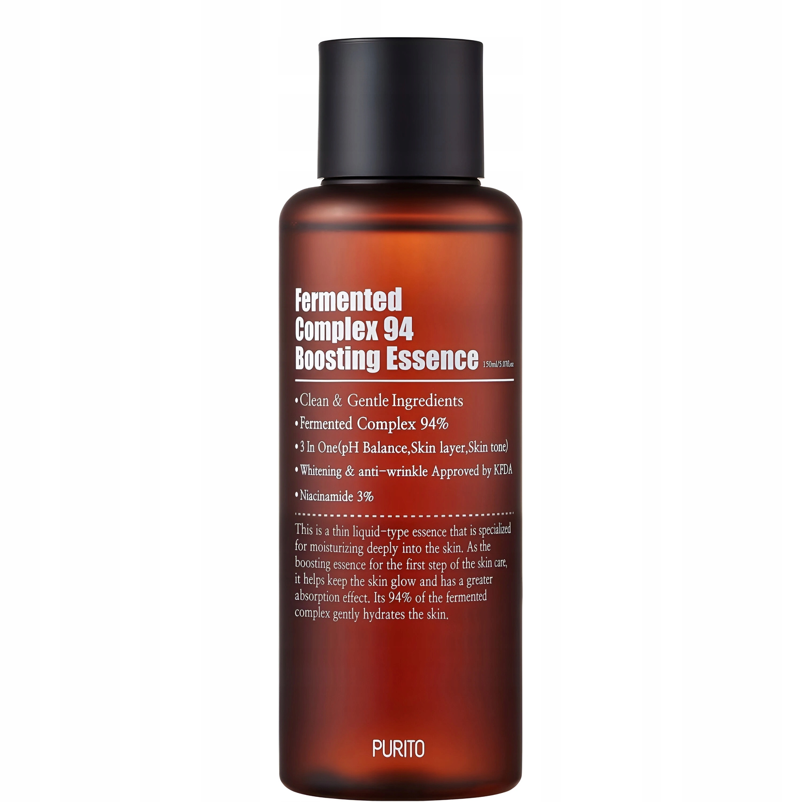 Purito Fermented Complex 94 Boosting Essence hydratační pleťová essence