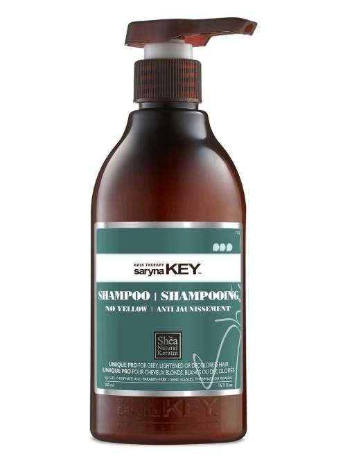 Saryna Key No Yellow Srebrny szampon neutralizujący żółte odcienie 500 ML