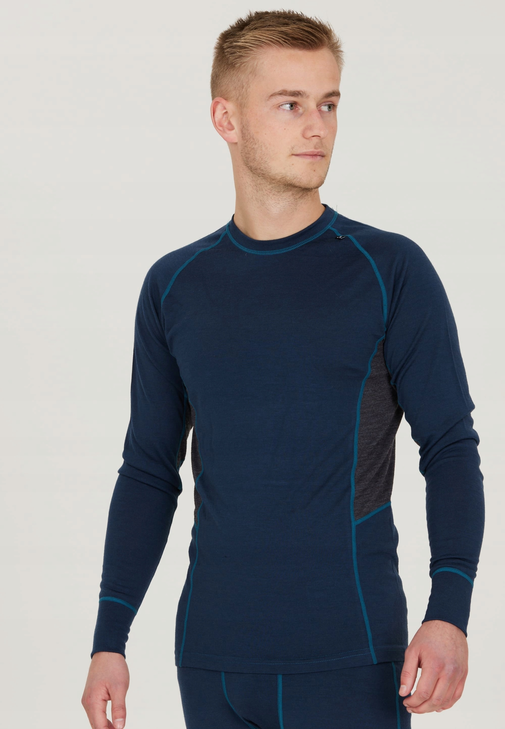 Pánské termoaktivní tričko Whistler Lapas Merino M Tmavě modrá