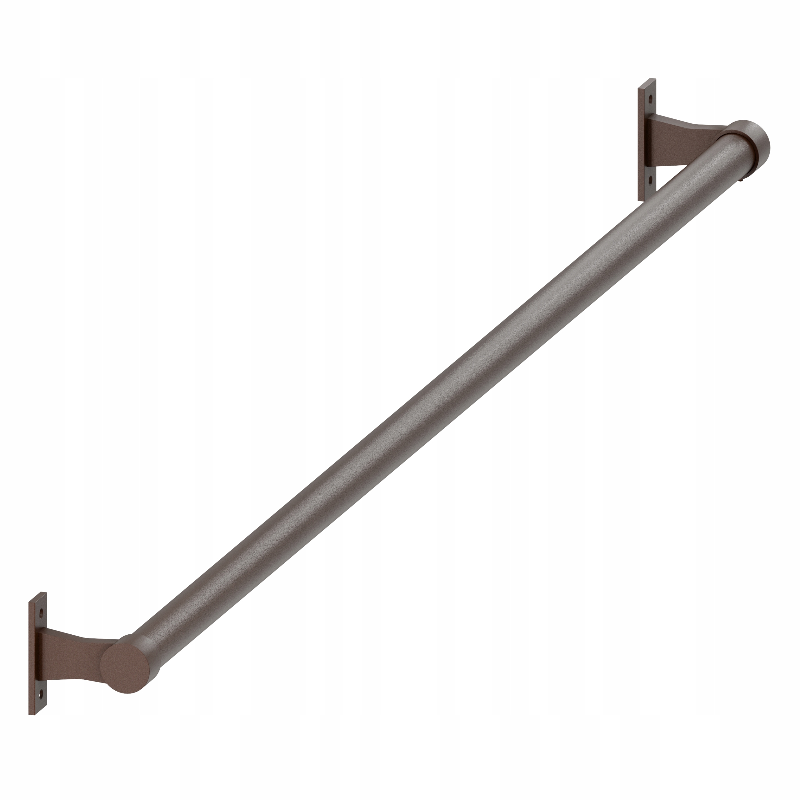 Zábradlí Na Schody Schodišťové Zábradlí Hnědé S Úchytem 32 mm Elen 100 cm