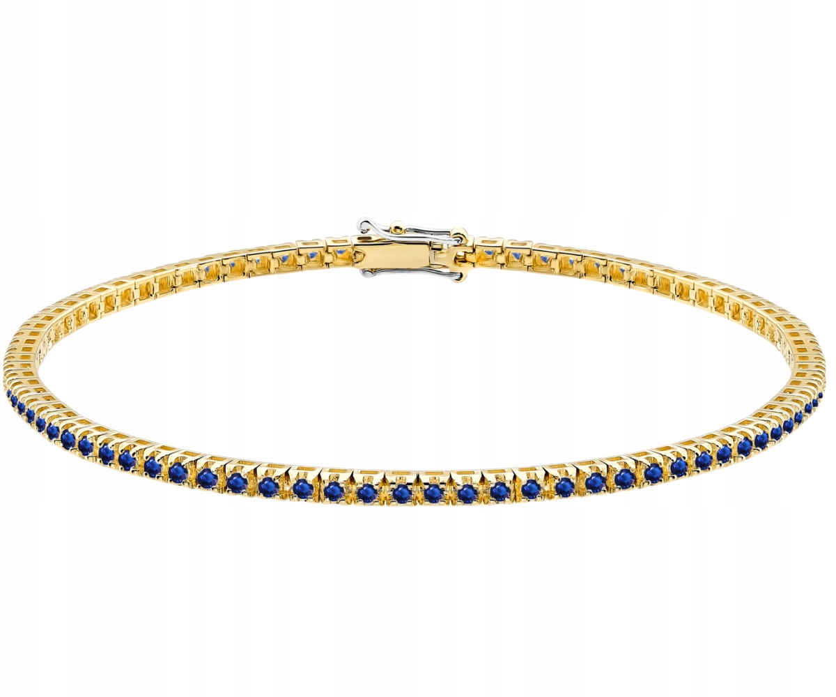 bransoletka 14K z szafirami 1,58 ct Grawer
