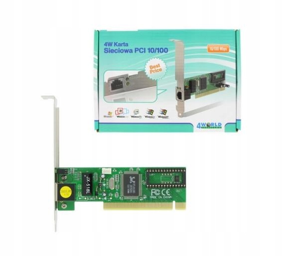 4World 10/100BaseTX Network Pci Adaptér