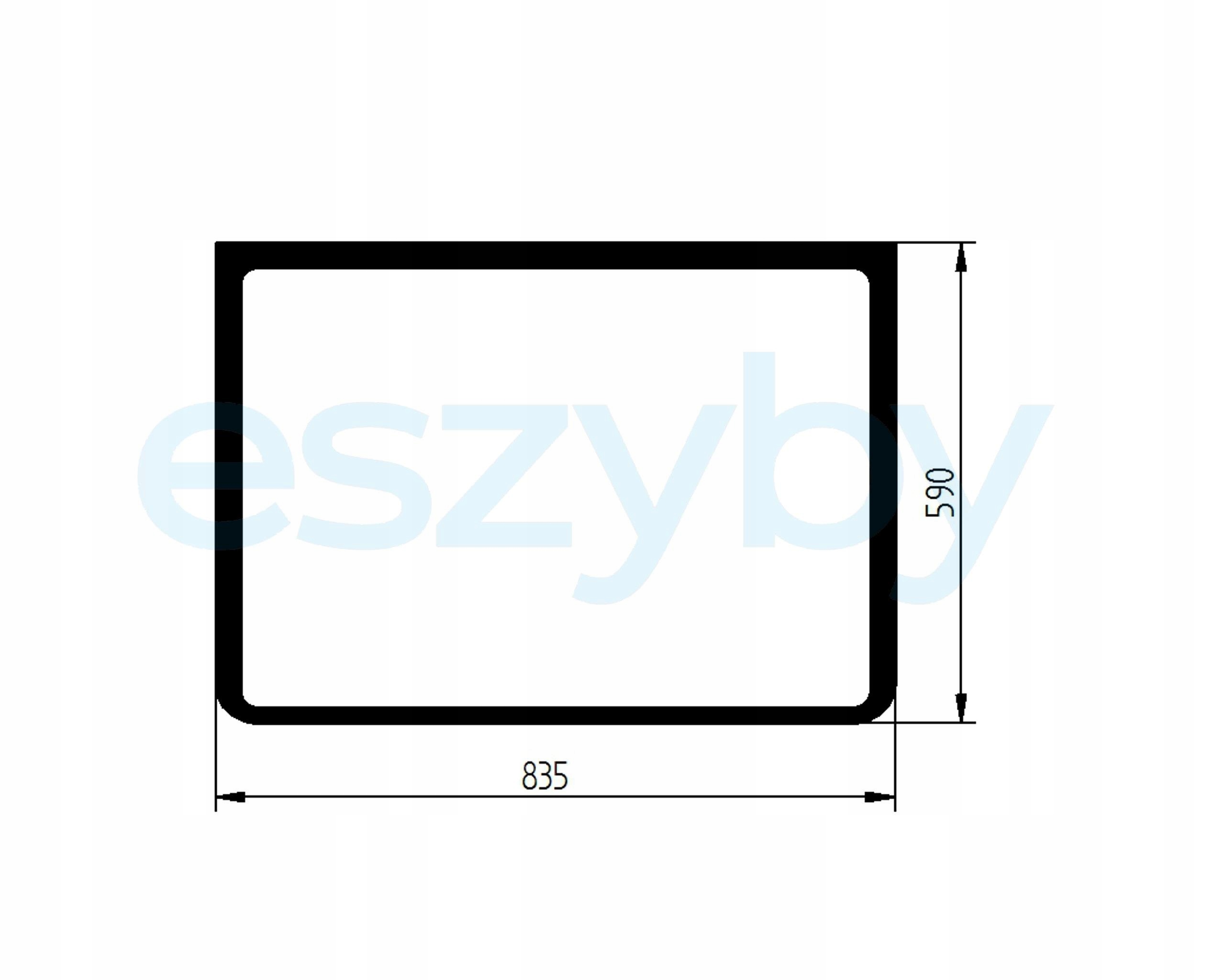 sklo bagr Liebherr střešní 7030318