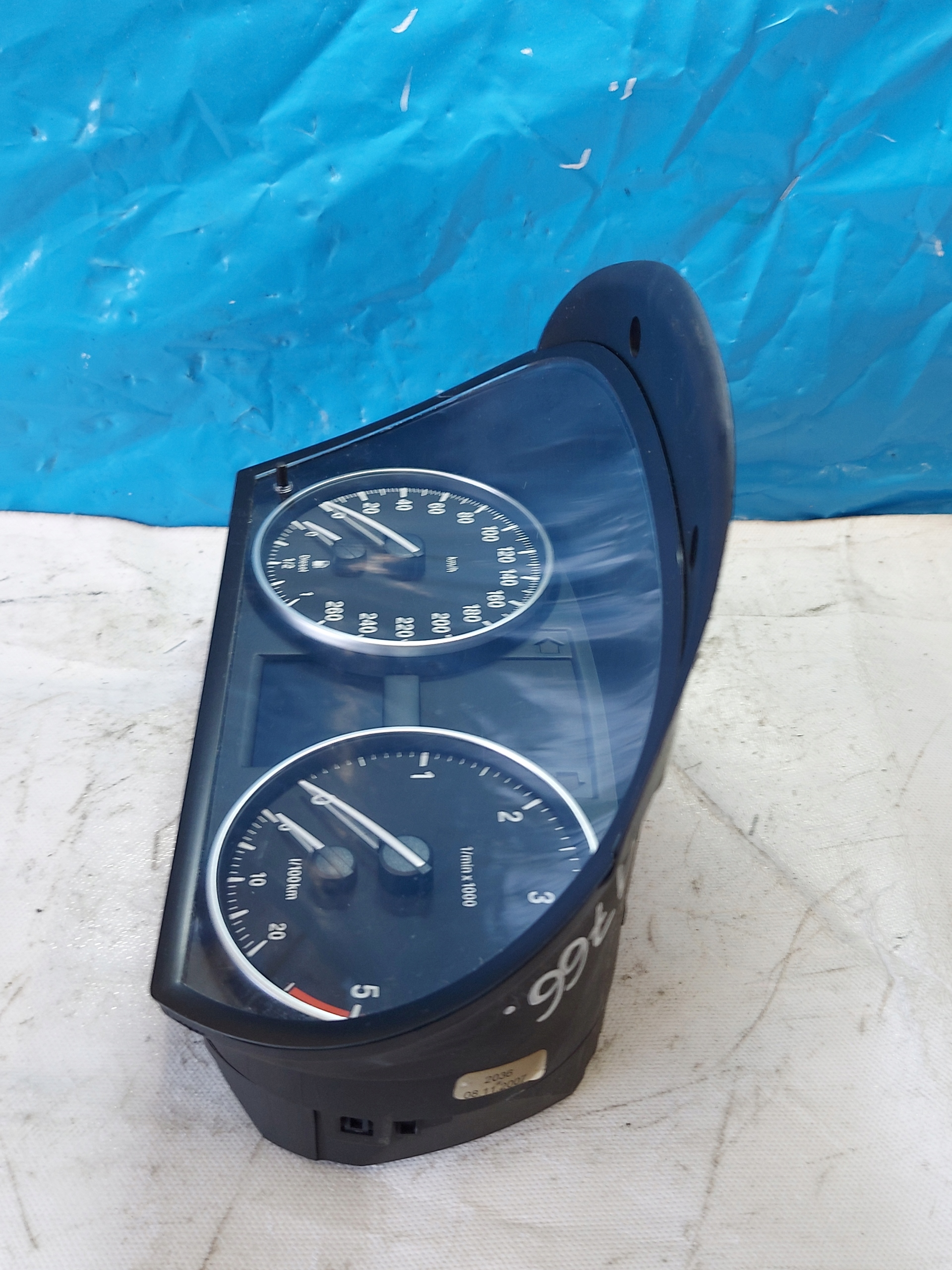 dials clock BMW 3 E90 318D 916684602