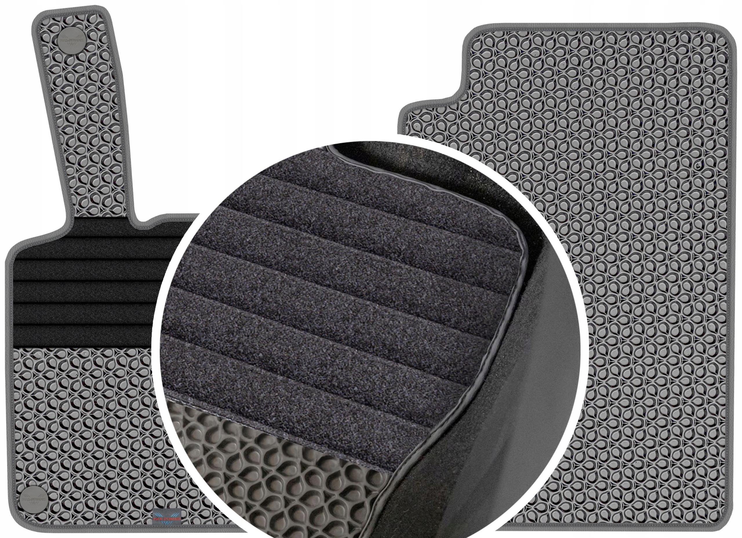 Smart Fortwo II 2007-2013 Gumové rohože do auta Eva Eternity