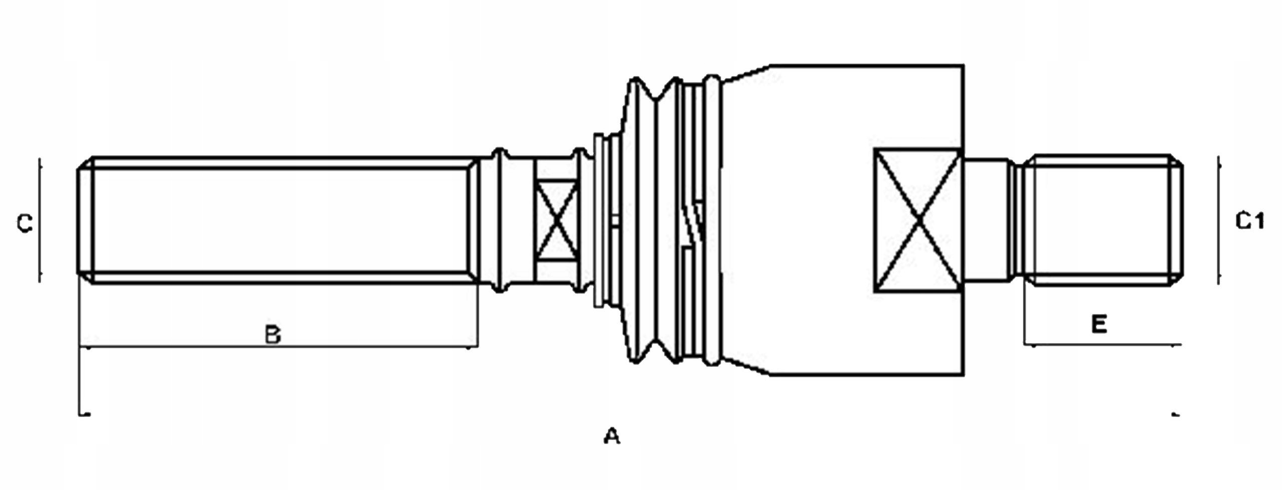 Przegub siłownika M18/M20 układu kierowniczego Producent części Rota