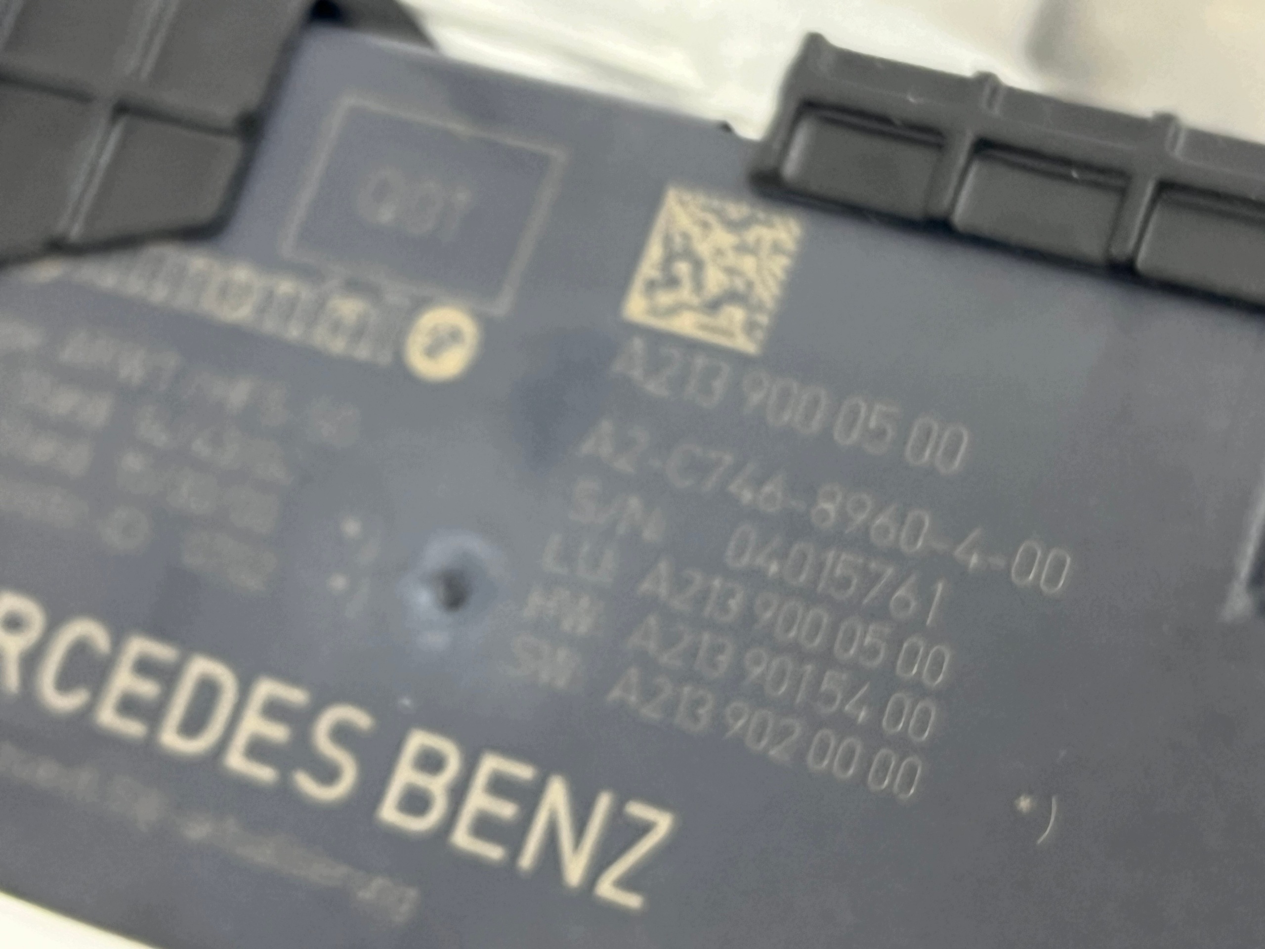 control unit module bonnet boot A2139000500 A0997602601 MERCEDES C-KLA W205