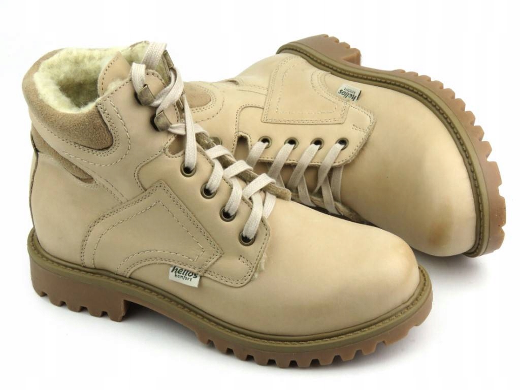 TRAPERY DAMSKIE HELIOS 616-2 TREKKING ZIMOWE WEŁNA Oryginalne opakowanie producenta pudełko