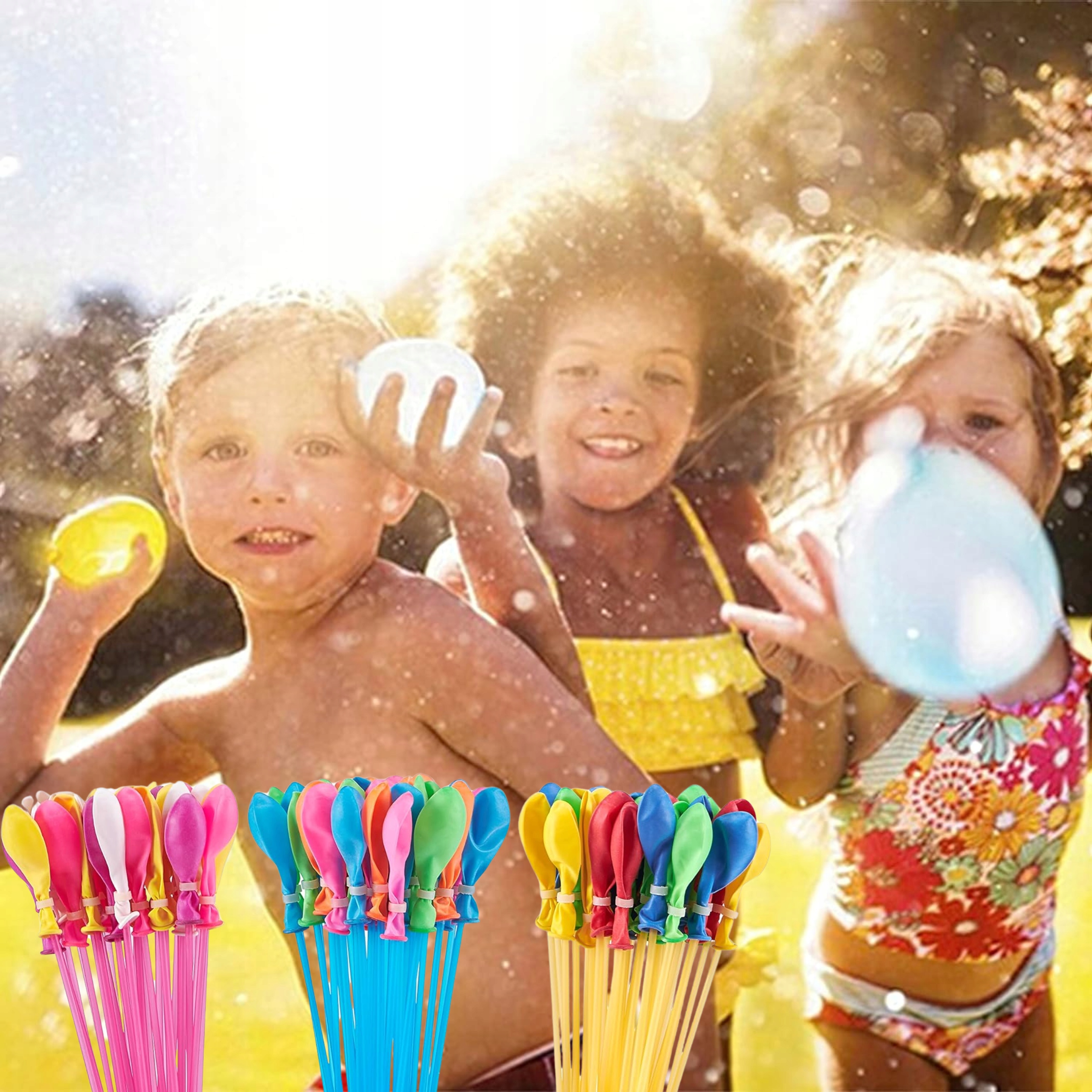 BOMBY WODNE BALONY BALONIKI NA WODĘ AUTOMATYCZNE ZESTAW 666 SZT DLA DZIECI EAN (GTIN) 5906090301575