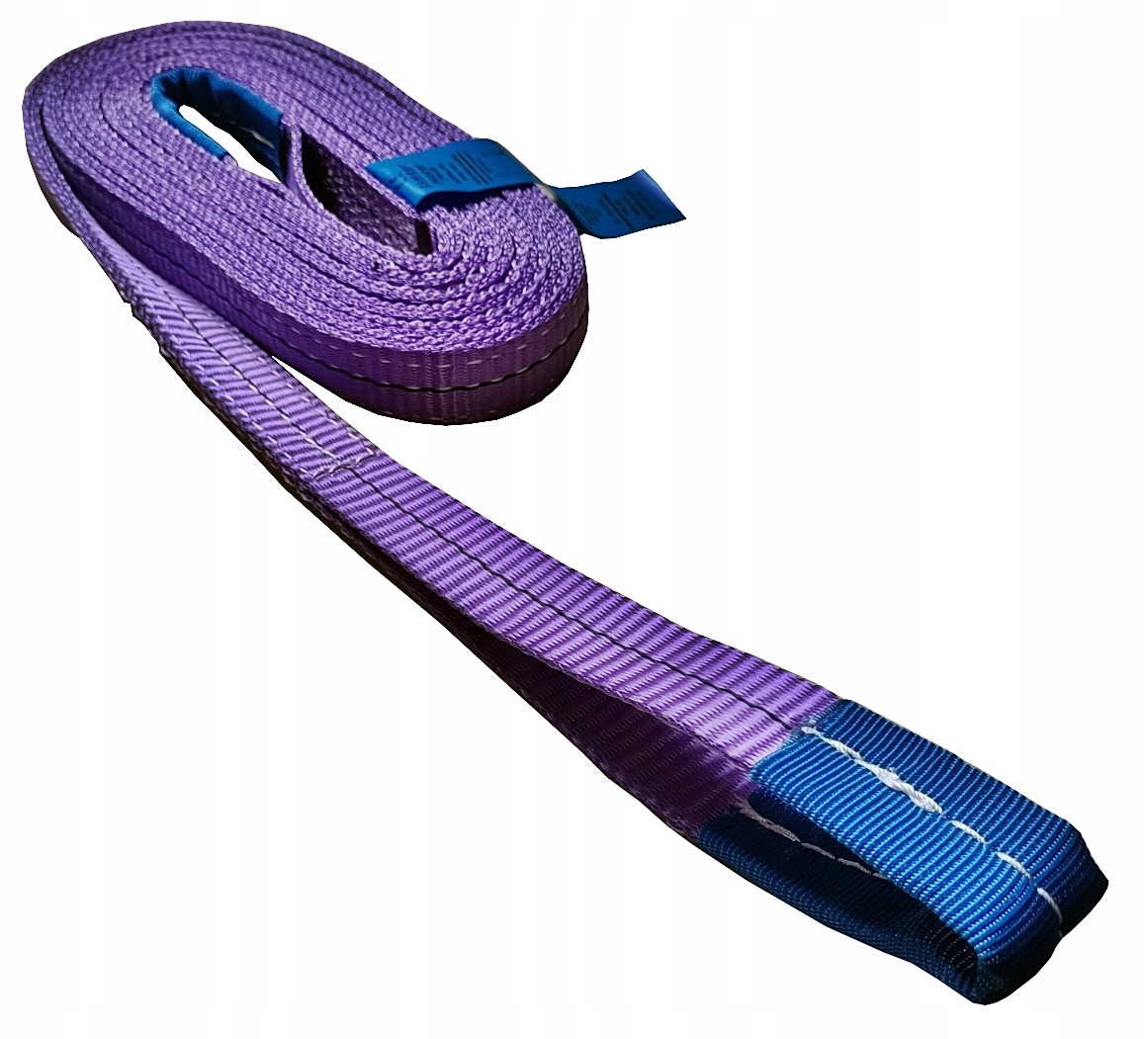 Zawiesie pasowe 1t / 30mm / 17,5m ATESTOWANE Długość 17.5 m