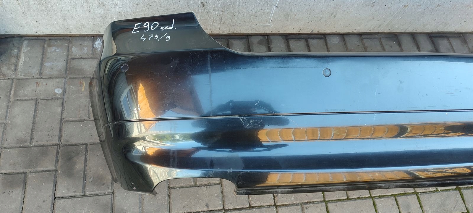 bumper rear part rear PDC sedan BMW E90 2,0i 475