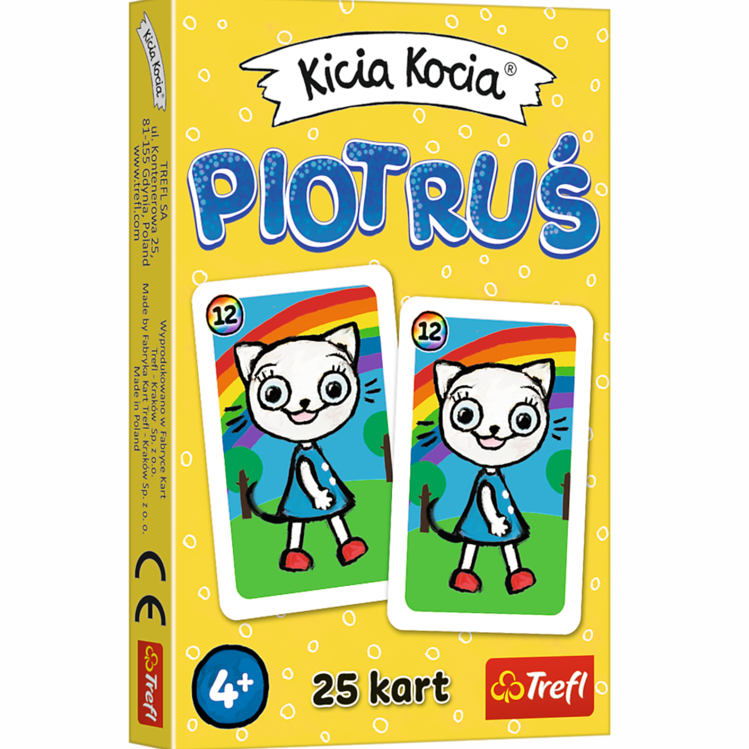 Karty Piotruś Kicia Kocia +4 Trefl 08512 EAN (GTIN) 5900511085129