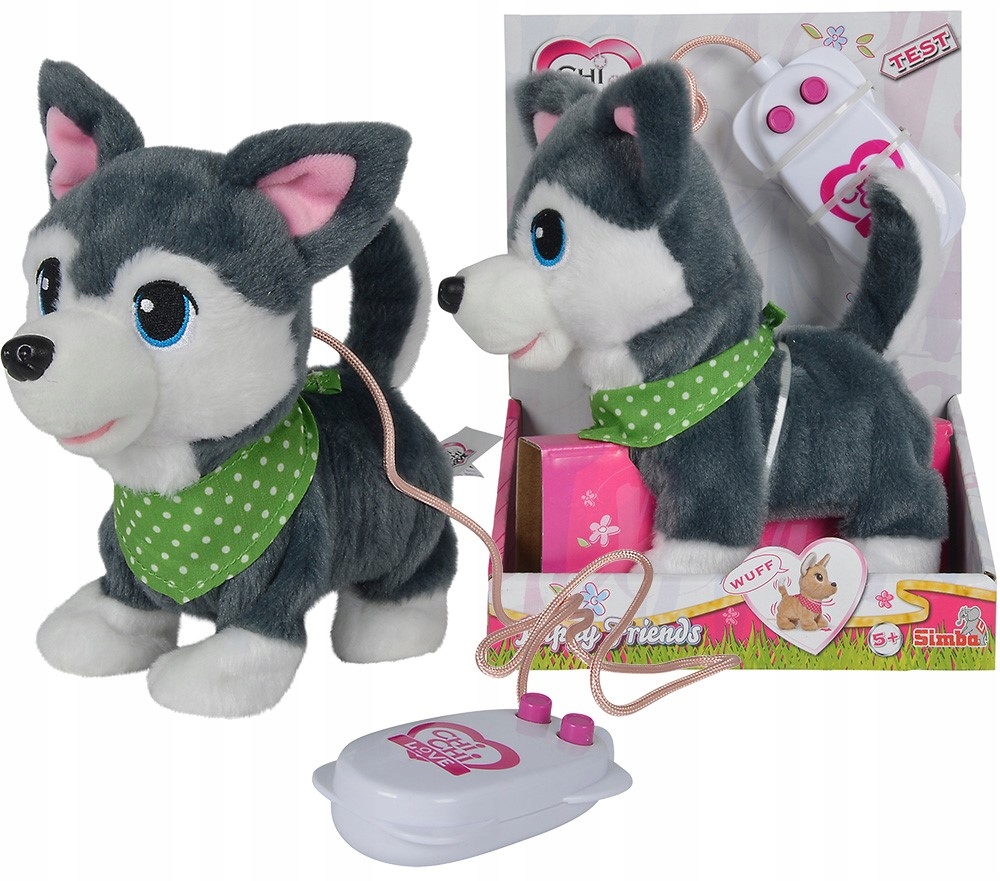 

Interaktywny Szczeniaczek Husky Sterowany Pilotem
